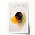 Abstract Electric Art - Modern Yellow and Black Canvas - Dynamic Decor