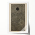 Electric Art Canvas - Intricate Monochrome Circular Dot Pattern Design