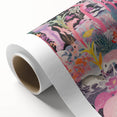 Electric Art Canvas - Vibrant Fantasy Jungle with Colorful Creatures