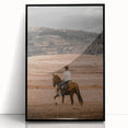 Rustic Cowboy Horseback Farmhouse Wall Art – Country Style Decor