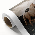 Rustic Horse in Rocky Landscape Farmhouse Wall Art – Country Style Decor