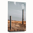 Rustic Fence Posts in Field Farmhouse Wall Art – Country Style Decor