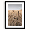 Farmhouse Wall Art of Fenced Field – Rustic Country Living Decor