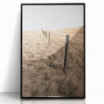 Farmhouse Wall Art of Fenced Field – Rustic Country Living Decor