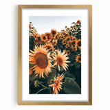 Farmhouse Wall Art Sunflowers in Bloom | Rustic Country Style Decor