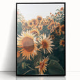 Farmhouse Wall Art Sunflowers in Bloom | Rustic Country Style Decor