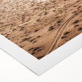 Desert Adventure Road Art - Rustic Farmhouse Wall Decor Print