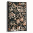 Farmhouse Wall Art – Rustic Wood Log Decor for Country Style Homes