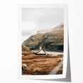Farmhouse Wall Art – Tranquil Church in Rustic Mountain Scenery