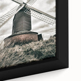Farmhouse Wall Art – Classic Windmill with Dramatic Sky for Rustic Decor