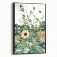 Farmhouse Wall Art: Bright Sunflowers in Bloom, Rustic Country Decor
