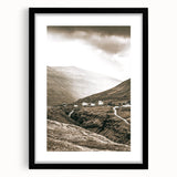 Farmhouse Valley Landscape Art – Rustic Country Style Wall Decor