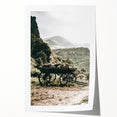 Rustic Mountain Wagon Wall Art | Country Style Farmhouse Decor