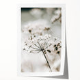Frosted Wildflower Wall Art | Rustic Farmhouse Decor for Serene Spaces