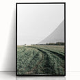 Farmhouse Wall Art of Lush Green Field Path - Rustic Country Style Decor