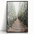 Farmhouse Wall Art - Rustic Farmhouse Decor with Tomato Field View