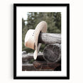 Rustic Cowboy Hat Wall Art | Farmhouse Decor | Country Style Print