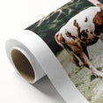 Farmhouse Wall Art – Grazing Cow in Pasture Print for Rustic Decor