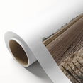 Farmhouse Wall Art – Plowed Field with Rustic Fence Print for Country Decor