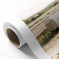 Farmhouse Wall Art – Metal Tank and Fence Print for Rustic Country Decor