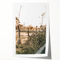 Farmhouse Wall Art - Rustic Fence and Foliage with Warm Country Charm