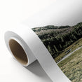 Mountain Valley Wall Art – Rustic Farmhouse Nature-Inspired Decor Print