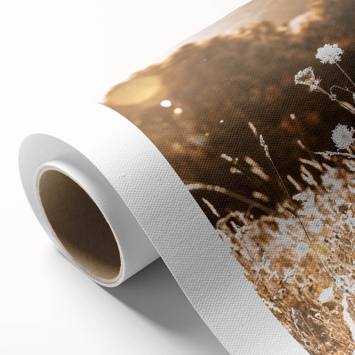 Sunlit Meadow Wall Art – Rustic Farmhouse Nature-Inspired Decor Print