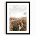 Farmhouse Wall Art - Rustic Sunset Landscape for Cozy Country Decor