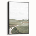 Farmhouse Wall Art - Serene Winding Path for Rustic Country Decor