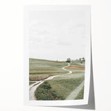 Farmhouse Wall Art - Serene Winding Path for Rustic Country Decor