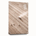 Farmhouse Wall Art - Aerial View of Harvested Field for Rustic Decor