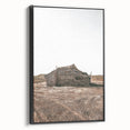 Farmhouse Wall Art: Rustic Cabin Scene for Antique Farmhouse Decor