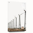 Farmhouse Wall Art: Wind Turbine Field for Modern Rustic Farmhouse Decor