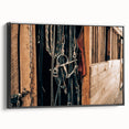 Farmhouse Style Wall Art - Rustic Horse Bridle Decor for Country Homes