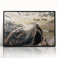 Rustic Saddle and Horses Farmhouse Wall Art – Country Style Decor