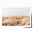Golden Grass Field Farmhouse Wall Art – Rustic Country Decor Print