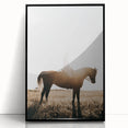 Farmhouse Wall Art - Rider on Horse at Sunset Rustic Country Style Decor