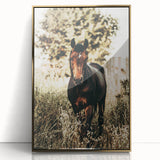 Majestic Horse in Nature - Rustic Farmhouse Wall Art for Country Homes