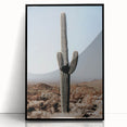 Desert Cactus Landscape - Rustic Farmhouse Wall Art for Country Decor