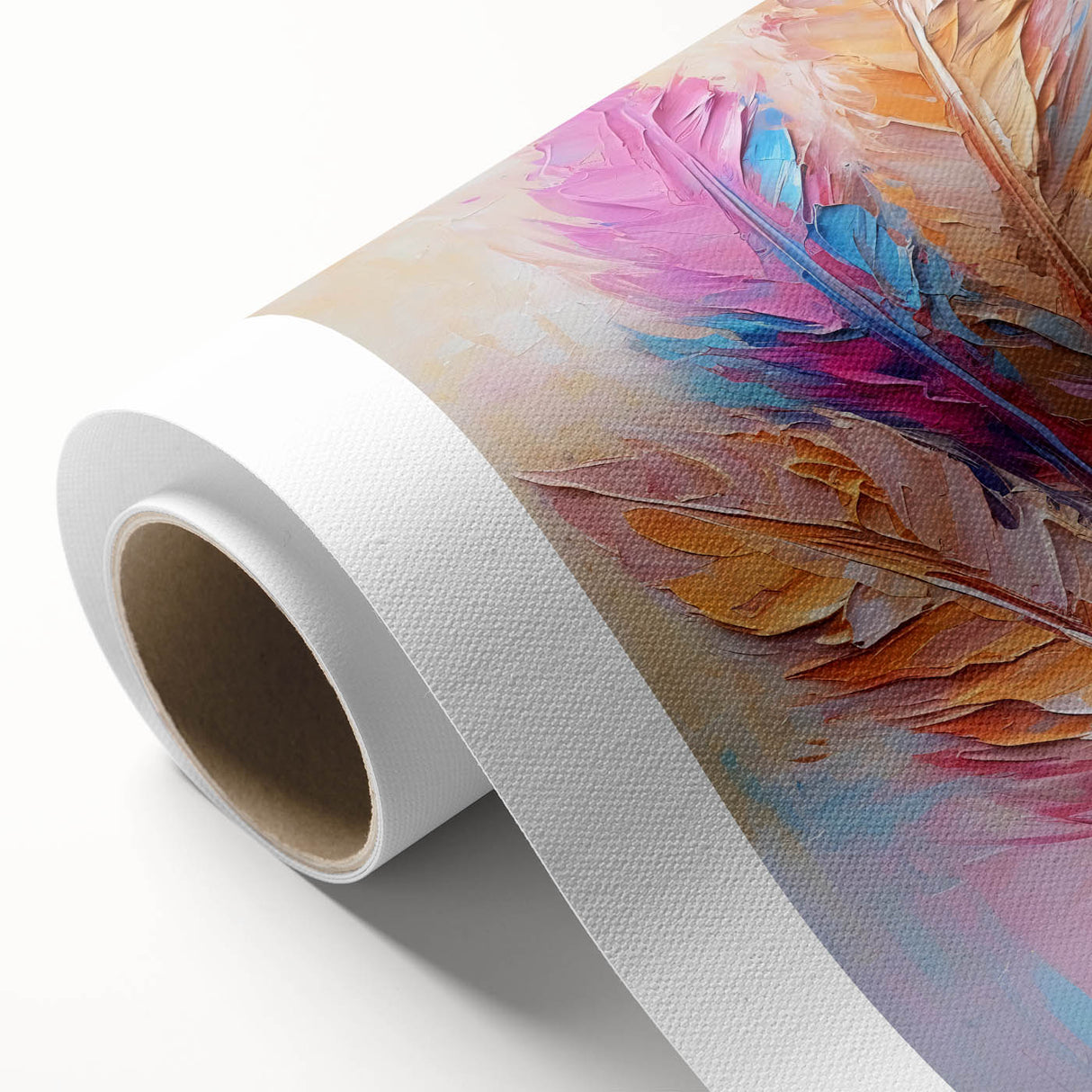 Glam Wall Art | Vibrant Feather Luxury Home Decor | Modern Glam Decor