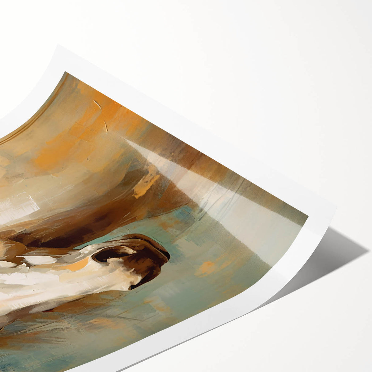 Majestic Horse Glam Wall Art - Luxury Animal Portrait for Modern Homes