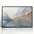 Glamorous Pastel and Gold Abstract Wall Art – Luxury Modern Decor