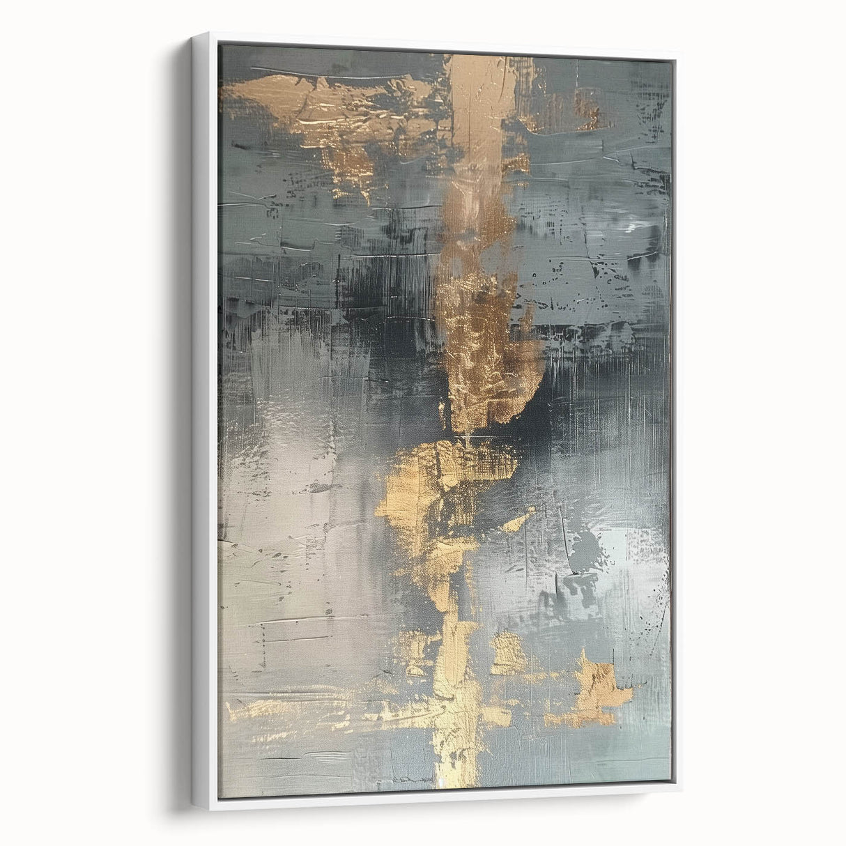 Glamorous Metallic Abstract Wall Art – Luxury Home Decor in Modern Glam