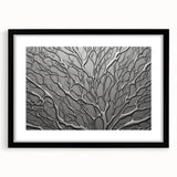 Modern Silver Tree Branch Wall Art – Glamorous Nature-Inspired Decor
