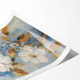 Floral Glam Wall Art - Elegant Chic Decor for Luxury Home Interiors