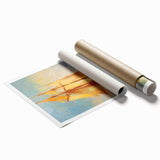 Majestic Voyage – Textured Sailboat Canvas Art for Dynamic Spaces