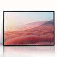 Glamorous Pink Desert Landscape Wall Art – Chic Modern Luxury Decor