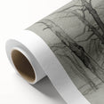 Sketch of Bare Trees - Mysterious Forest Gothic Wall Art Print
