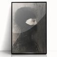 Spiked Hooded Figure Print - Dark Mysterious Gothic Wall Art Decor