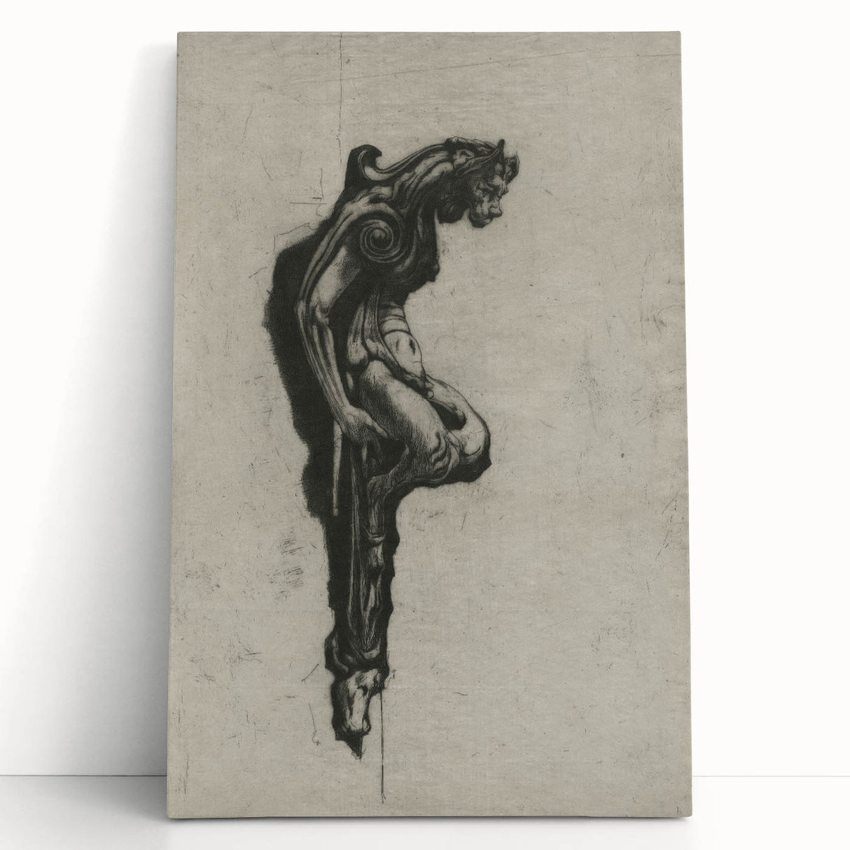 Gothic Wall Art | Mysterious Gargoyle Artwork | Medieval Gothic Prints